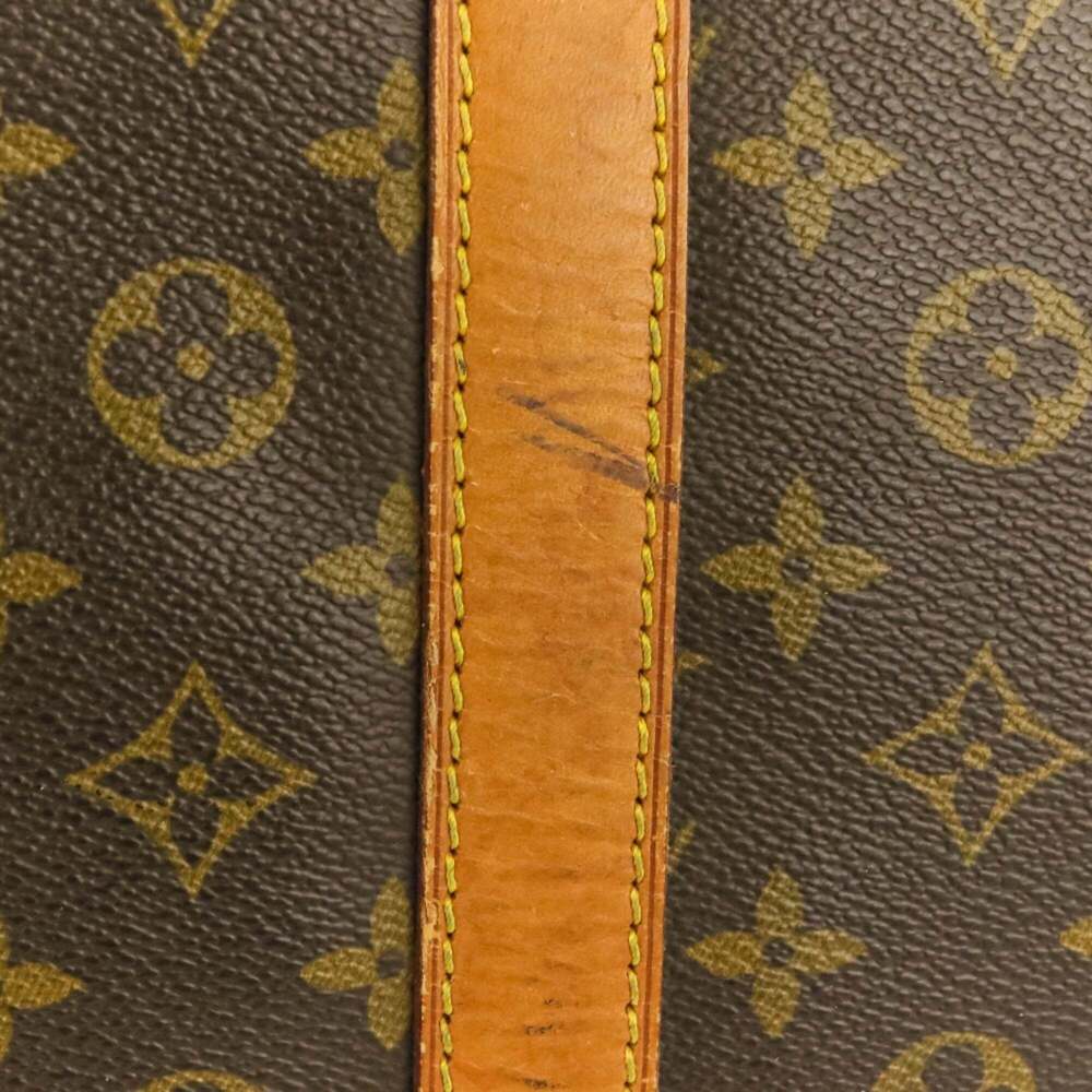 LOUIS VUITTON Authentic Brown Monogram Keepall 60 Boston Bag - Picture 12 of 14